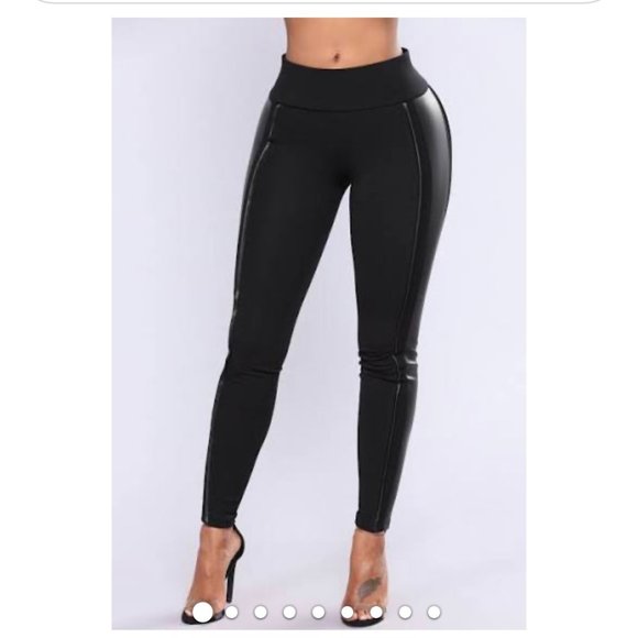 ASOS Denim - ASOS LEATHER FAUX JEANS